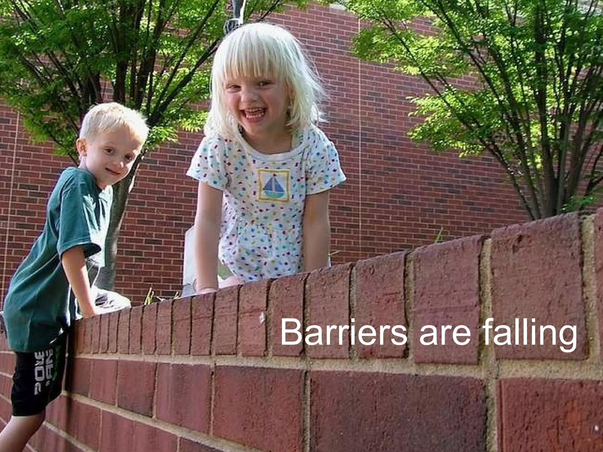 Barriers are falling Cloud almost eliminates capital costs Outsourcing services run on the cloud Startups are using the cloud You can get ideas to market quickly 