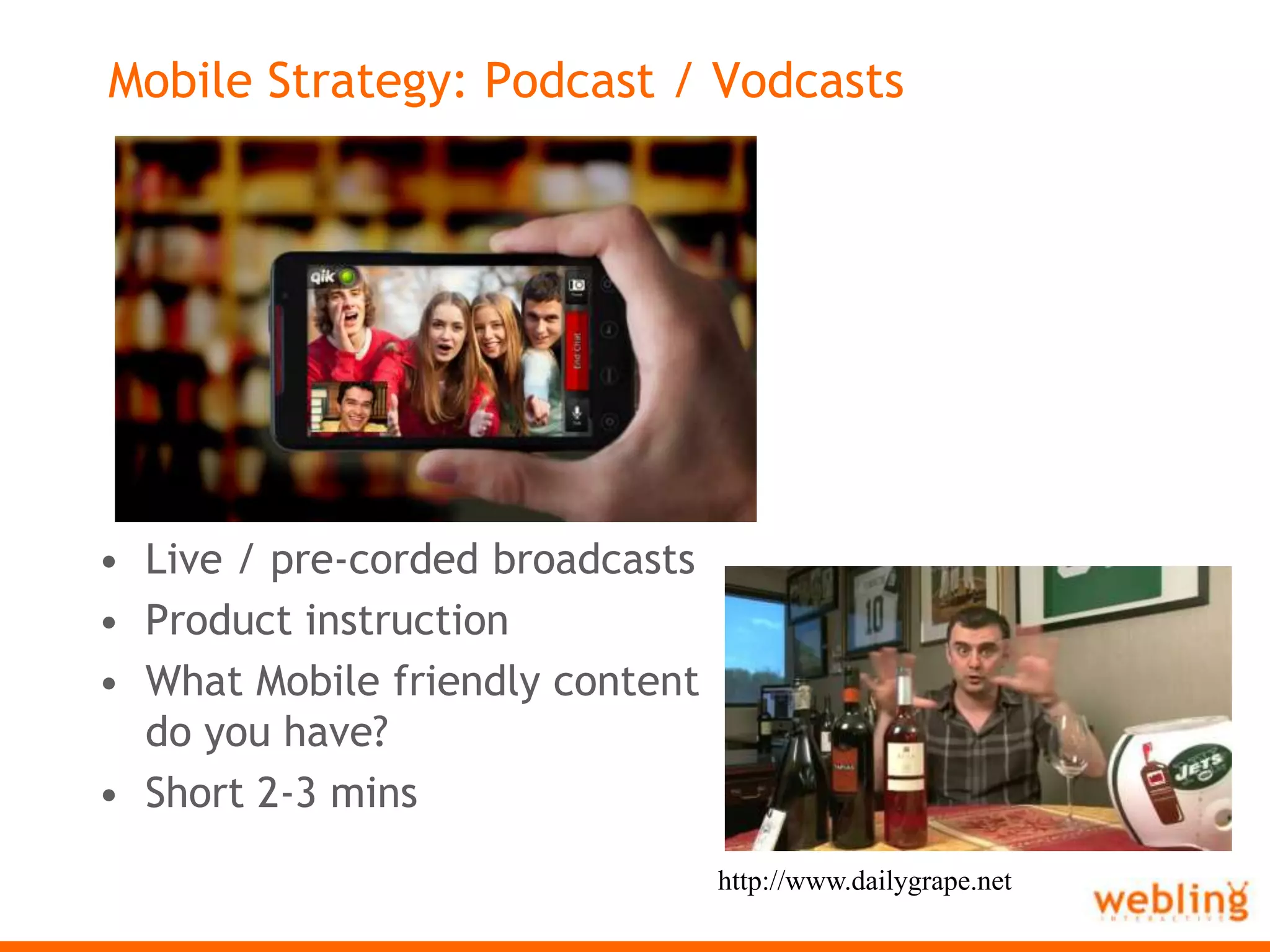 2.5 million items via mobile (Aust 2010)