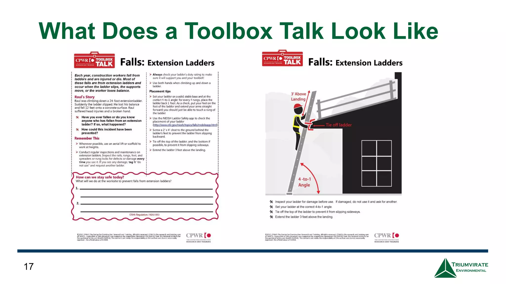 What Does a Toolbox Talk Look Like
17
 