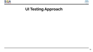 UI Testing Approach
56
 
