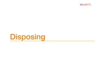 letswift(17)
Disposing
 