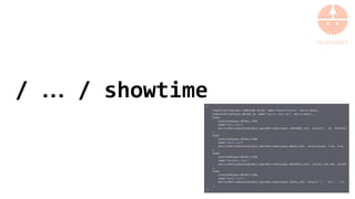 / … / showtime
 