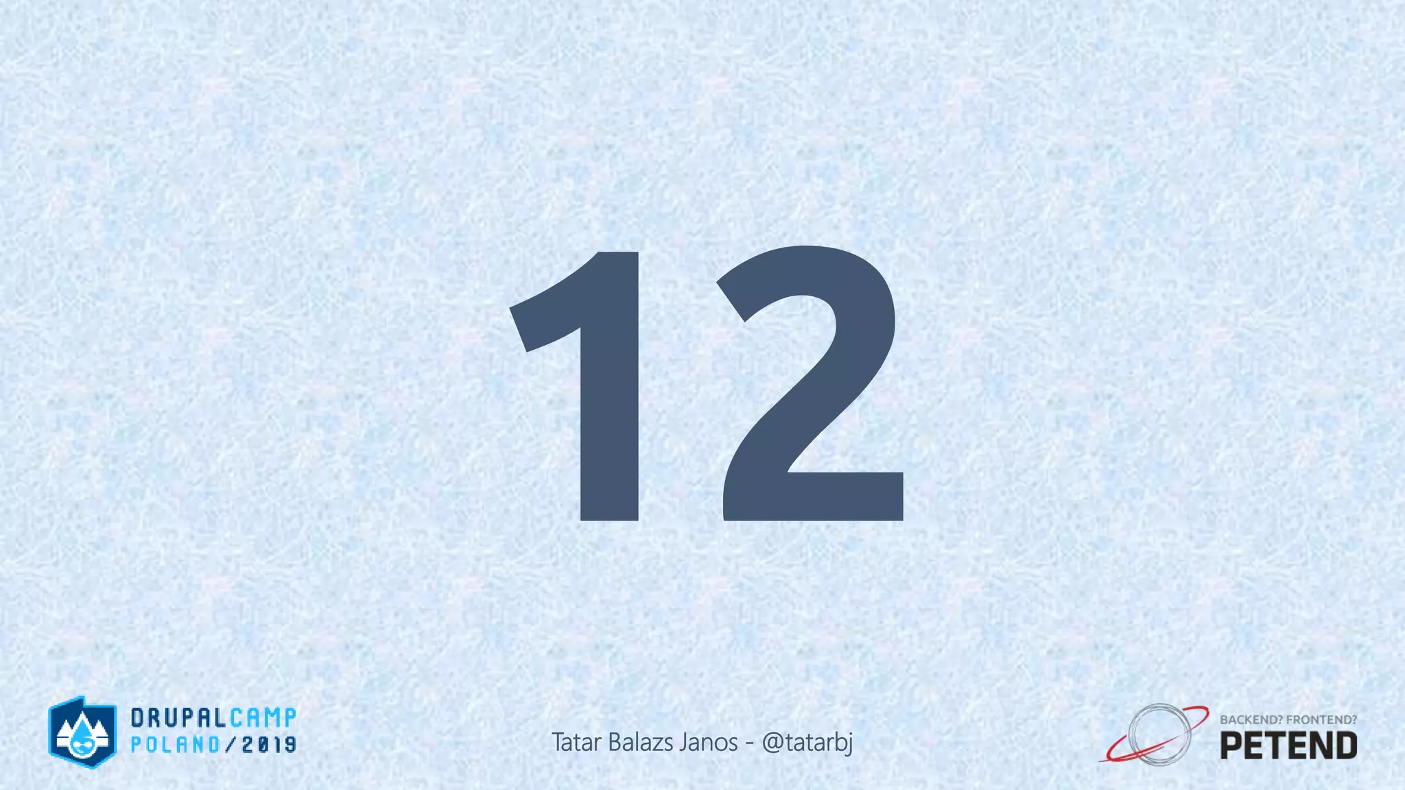 12 Tatar Balazs Janos - @tatarbj 