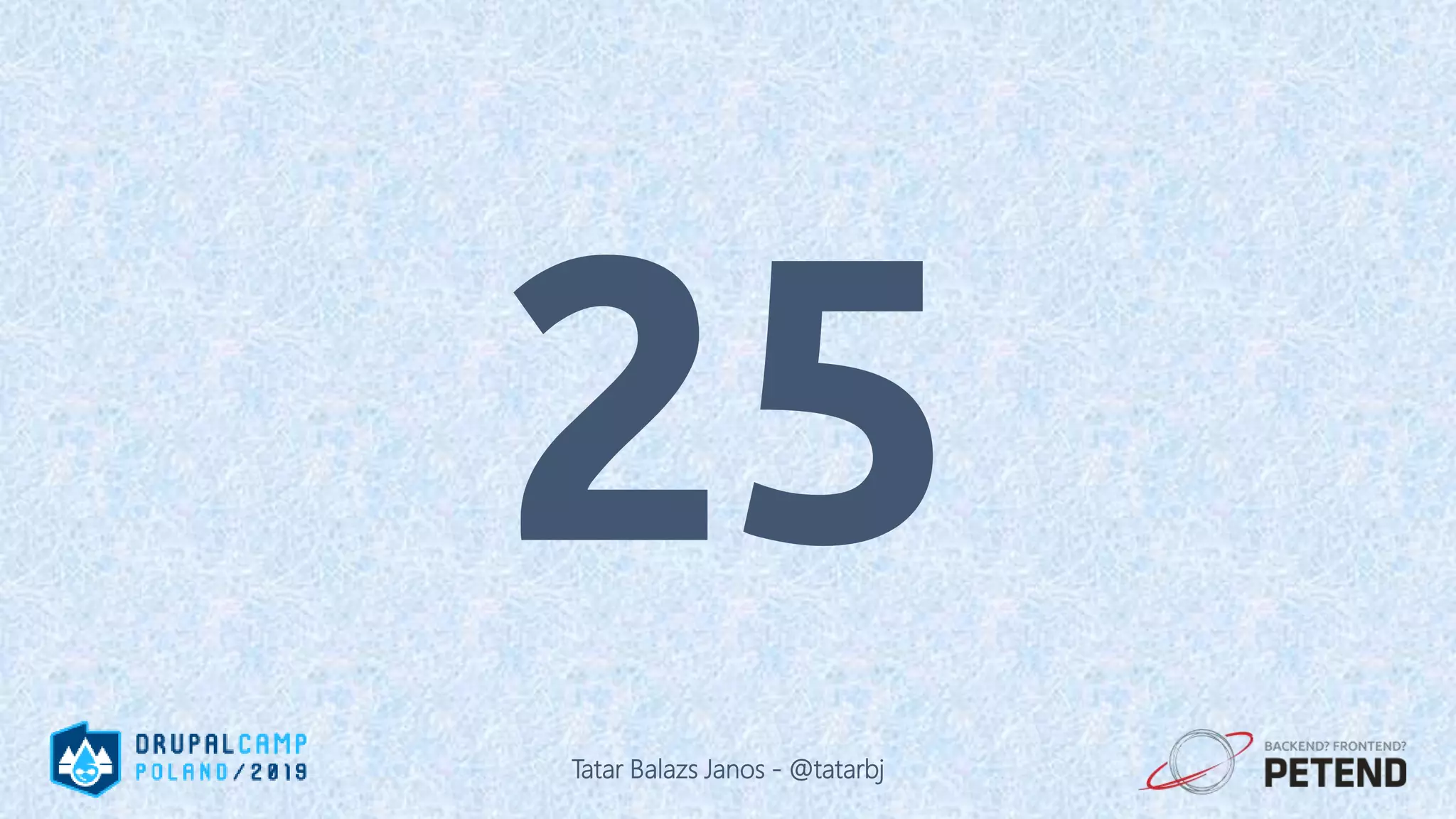 25 Tatar Balazs Janos - @tatarbj 