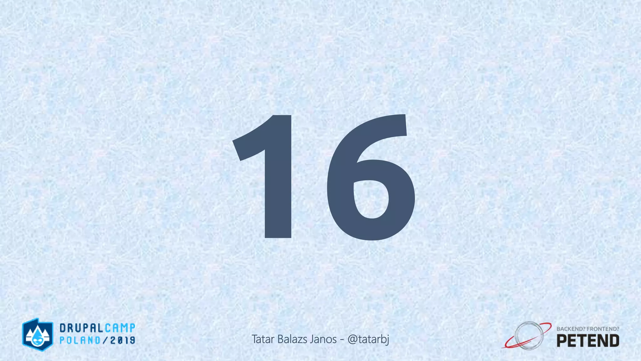 16 Tatar Balazs Janos - @tatarbj 