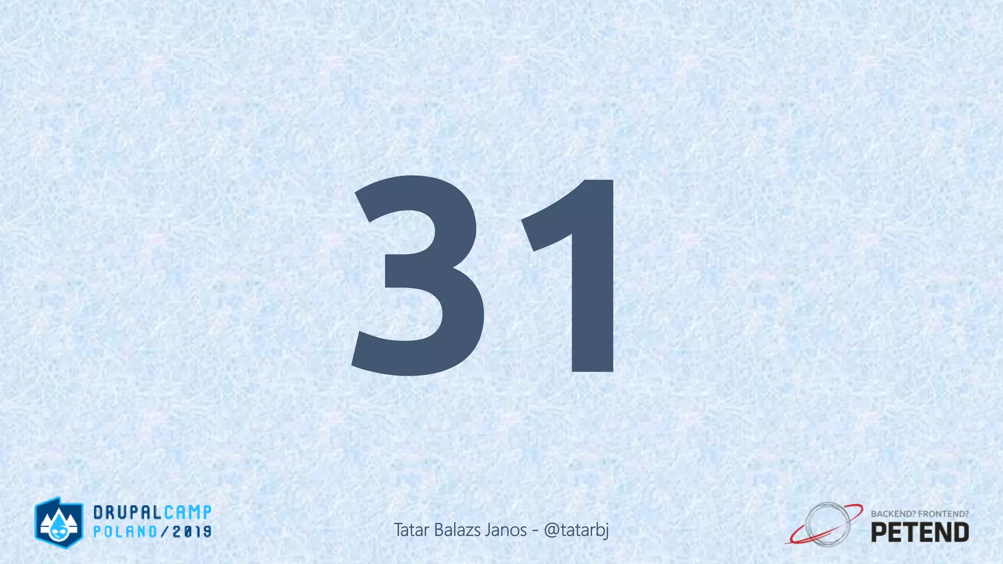 31 Tatar Balazs Janos - @tatarbj 