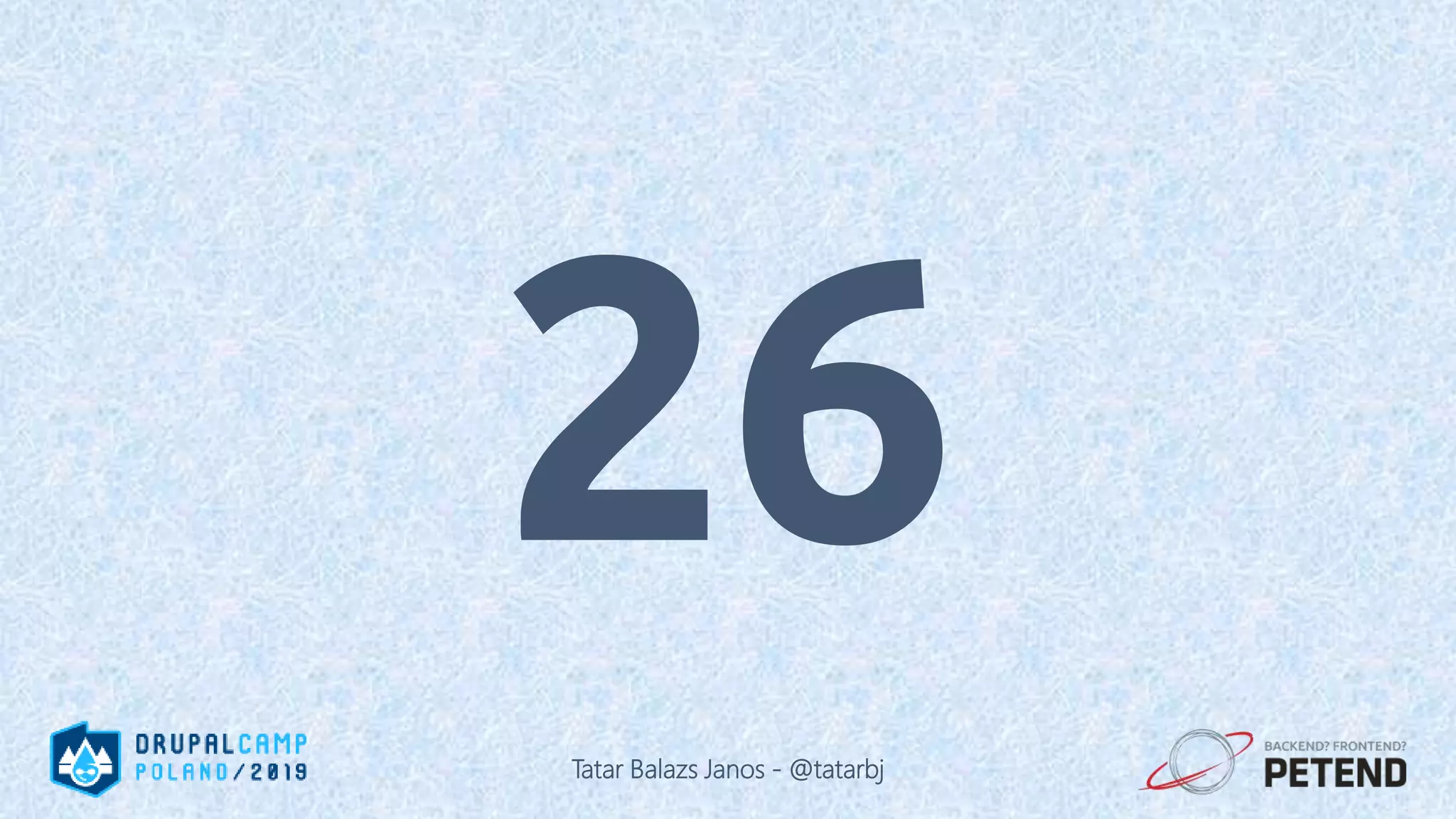 26 Tatar Balazs Janos - @tatarbj 