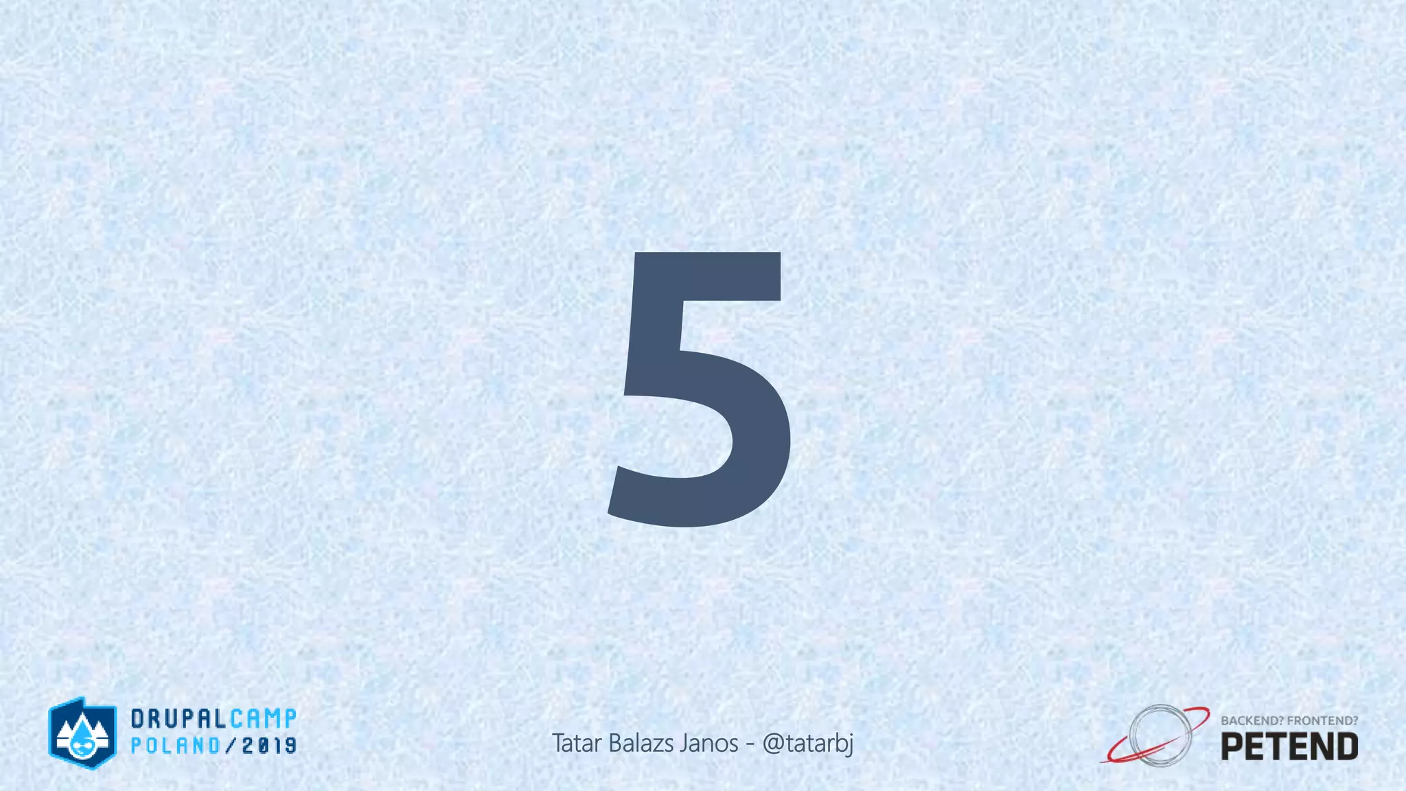 5 Tatar Balazs Janos - @tatarbj 