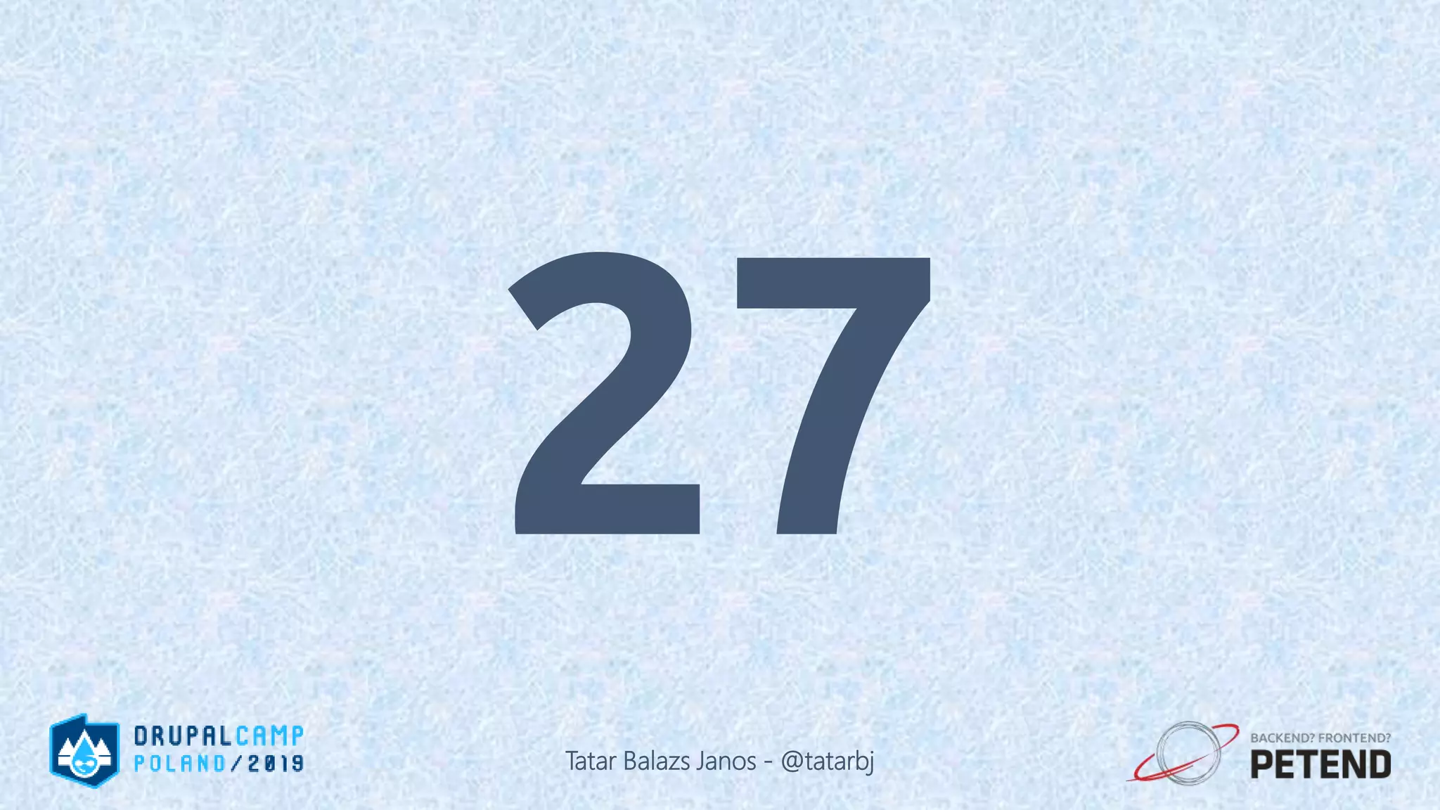 27 Tatar Balazs Janos - @tatarbj 