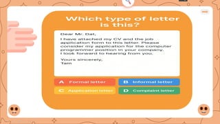 Informal Email Explained Mastering Letter Writing: Formal and Informal Letters Explained | PPTX