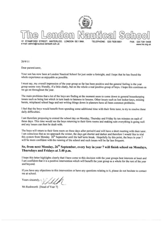 Letter from Mr Rushworth