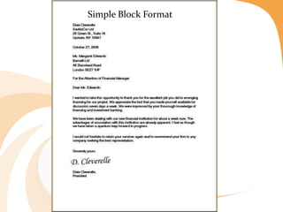 Simple Block Format
 