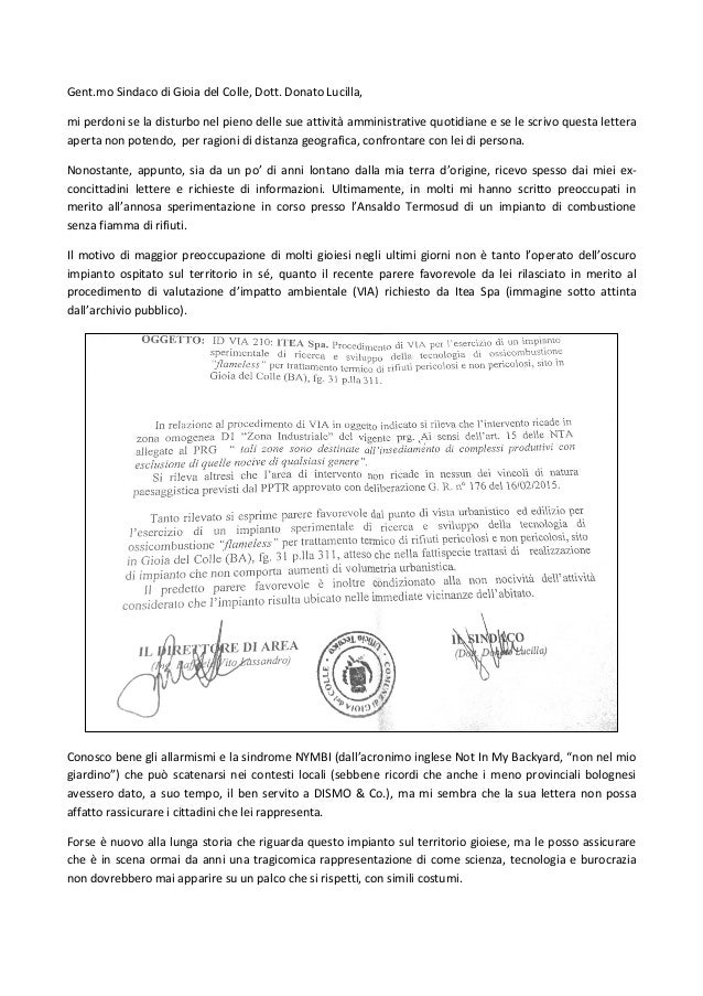 Lettera di presentazione kiko