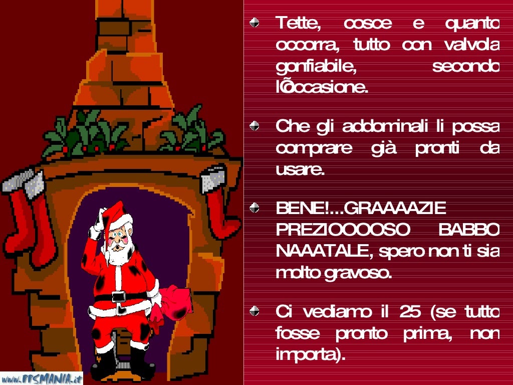 La lettera di babbo natale babalibri