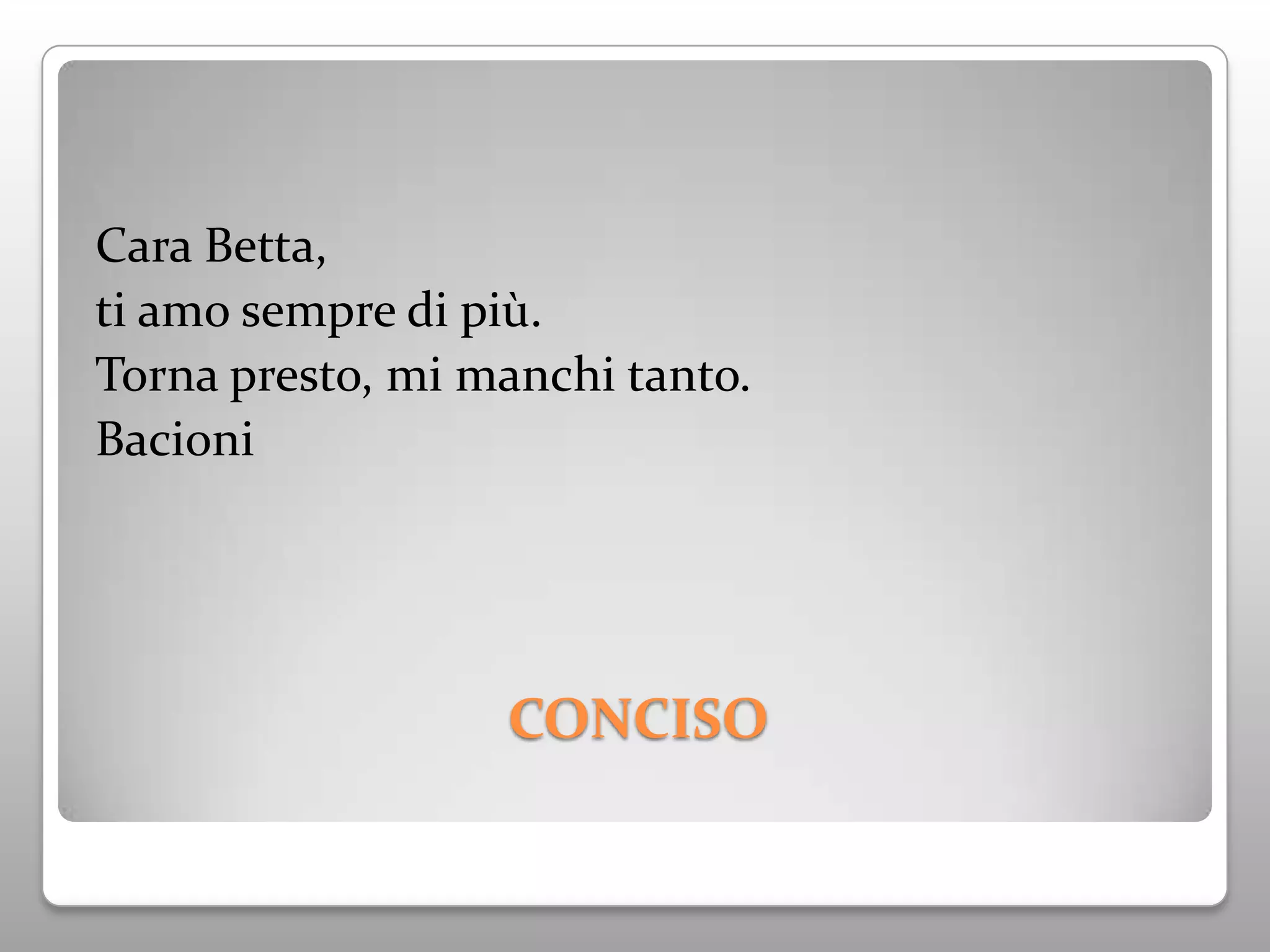 Lettera d'amore | PPTX
