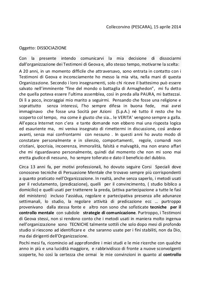 Lettera di dissociazione_gemelli_giliola