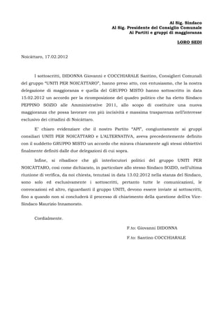 Lettera didonna cocchiarale