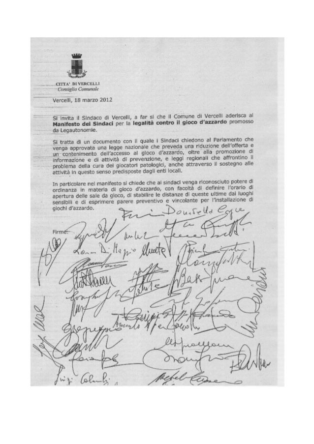 Fac simile lettera invito manifestazione