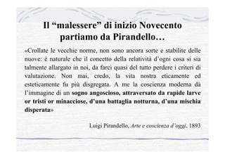 Inizio Presentation.pdf Letteratura inizio '900_ Prof. Zenoni | PDF