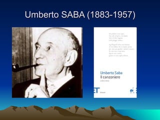 Umberto SABA (1883-1957) 