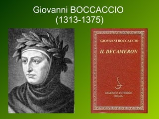 Giovanni BOCCACCIO  (1313-1375) 
