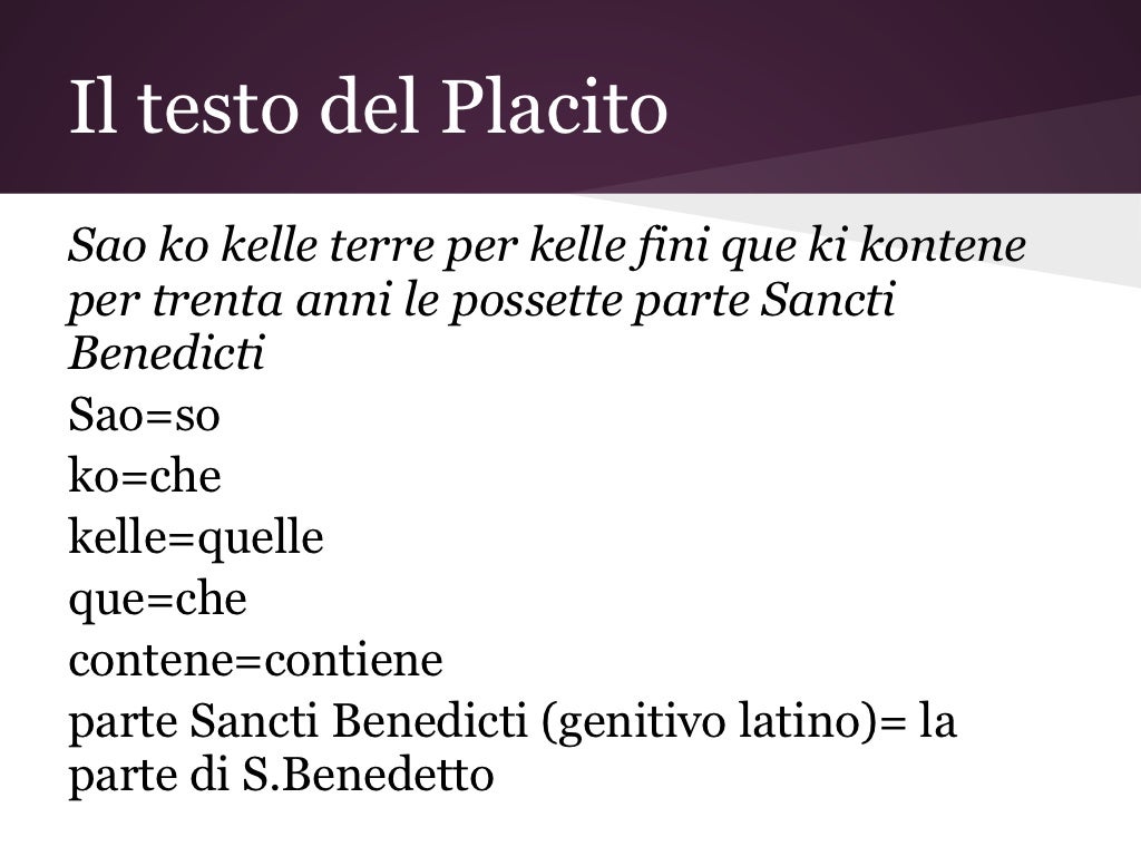 Letteratura medioevale la nascita del volgare
