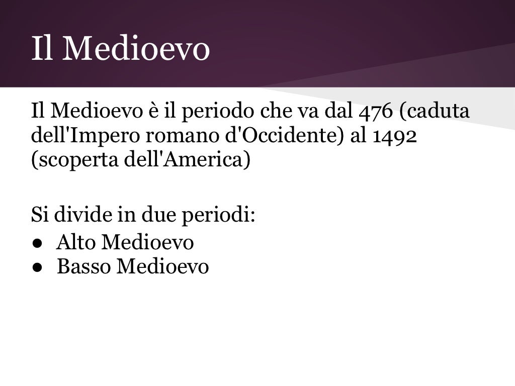 Letteratura medioevale la nascita del volgare