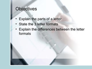 Letter format | PPT