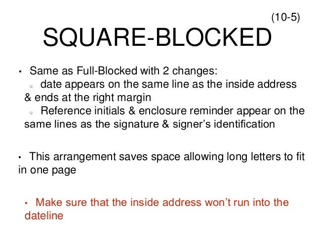 blocked letter style