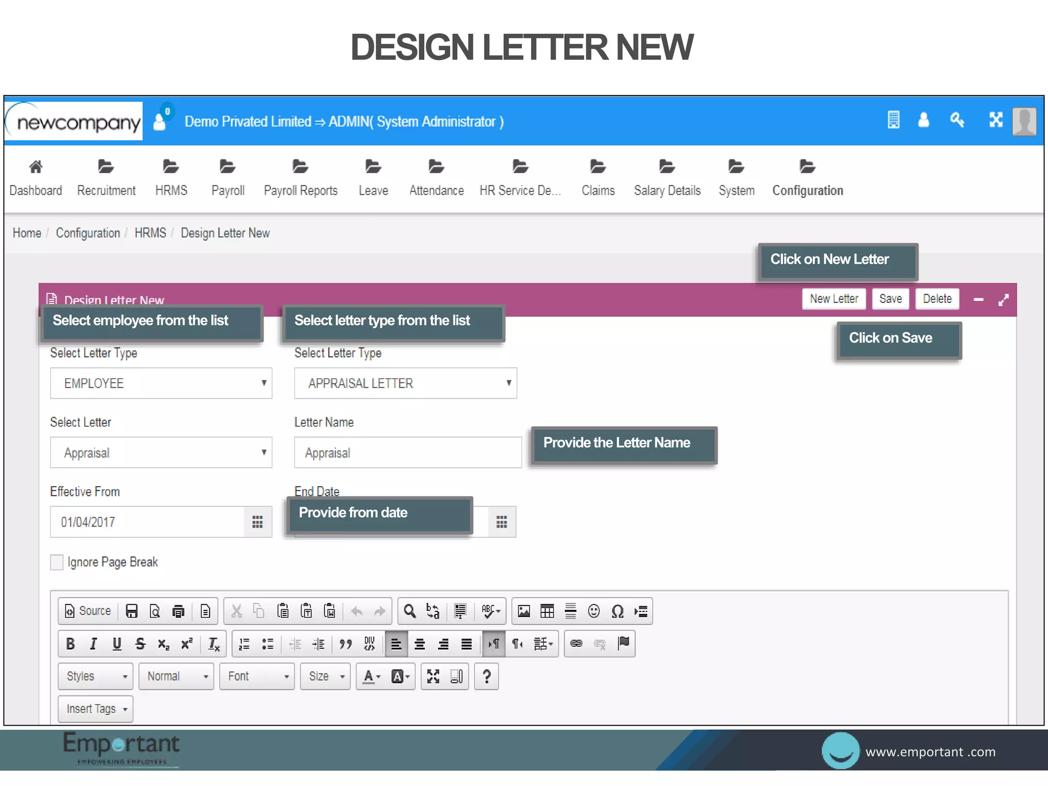 Letter generation | PPT