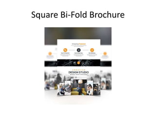 Square Bi-Fold Brochure
 