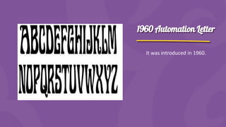 Lettering, Origin and Development.pptx