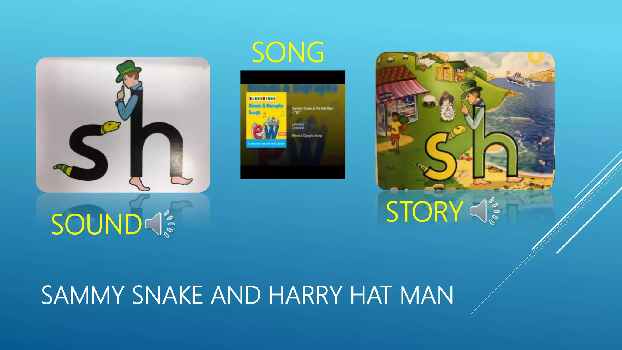 SAMMY SNAKE AND HARRY HAT MAN
STORY
SONG
SOUND