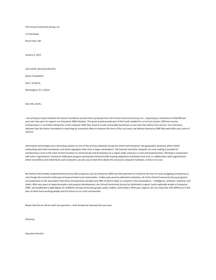 letter of inquiry letter of inquiry letter of inquiry letter of inquiry