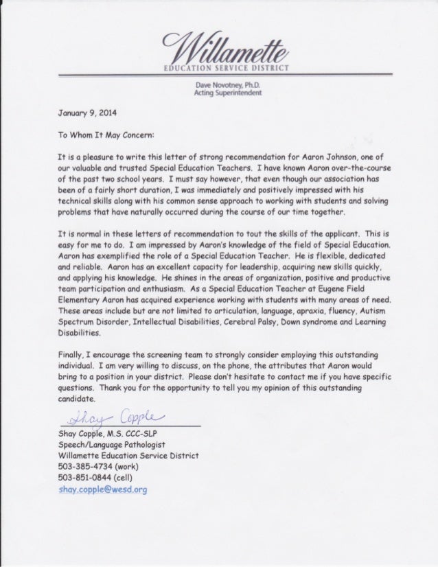 letter of recommendation shay copple letter of recommendation for therapist