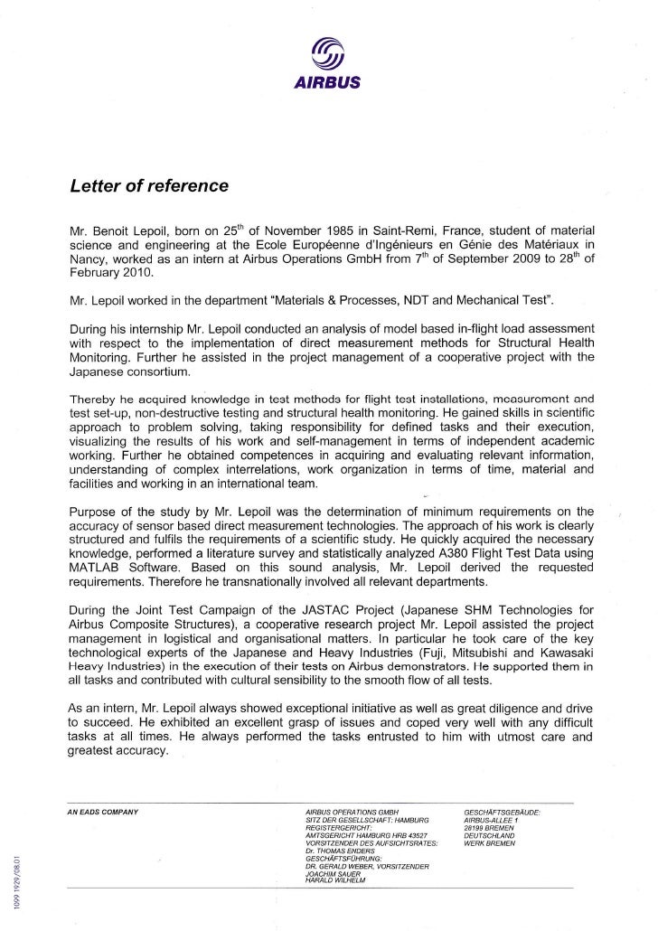 cover letter for boeing internship letter of reference airbus operations gmbh cover letter for boeing internship letter of reference airbus operations gmbh