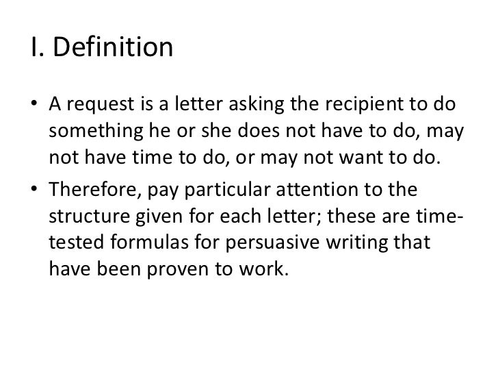 Letter Of Request
