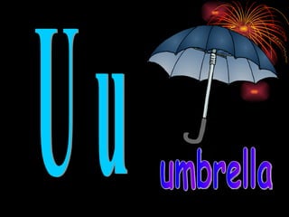 U u umbrella 