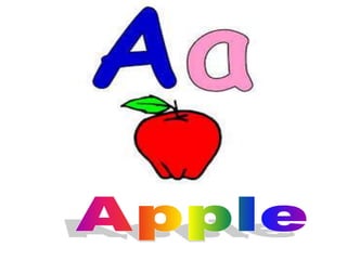 English Alphabet with words