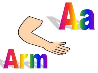 English Alphabet with words