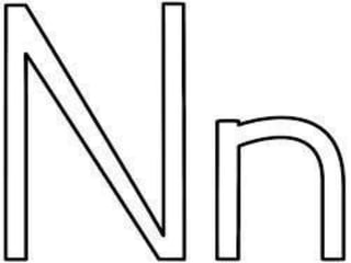 English Alphabet with words