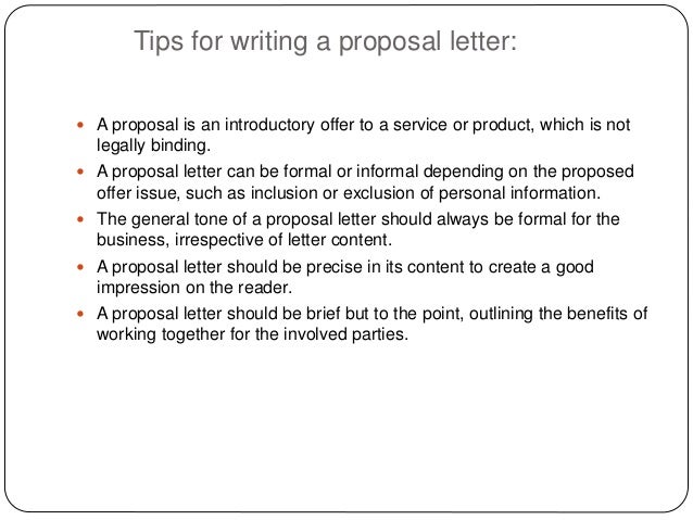 tips for writing a proposal tips for writing a proposal