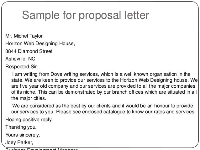 proposal letter for tie up