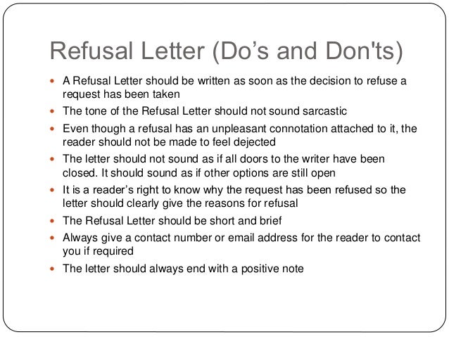 writing letters by ganta kishore kumar refusing to write a recommendation letter