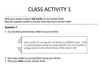 CLASS ACTIVITY 1
 