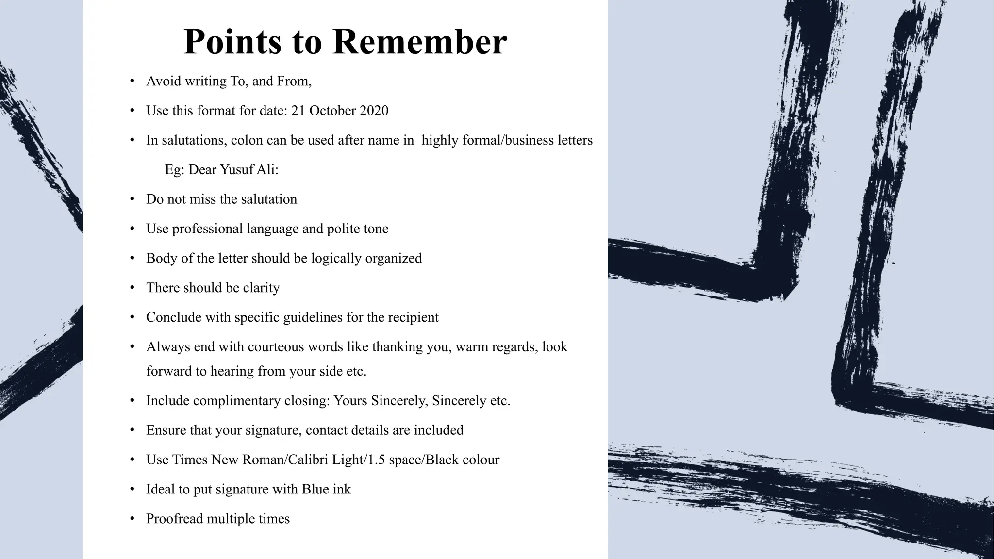 Official Letters Writing In English Pptx Pdf