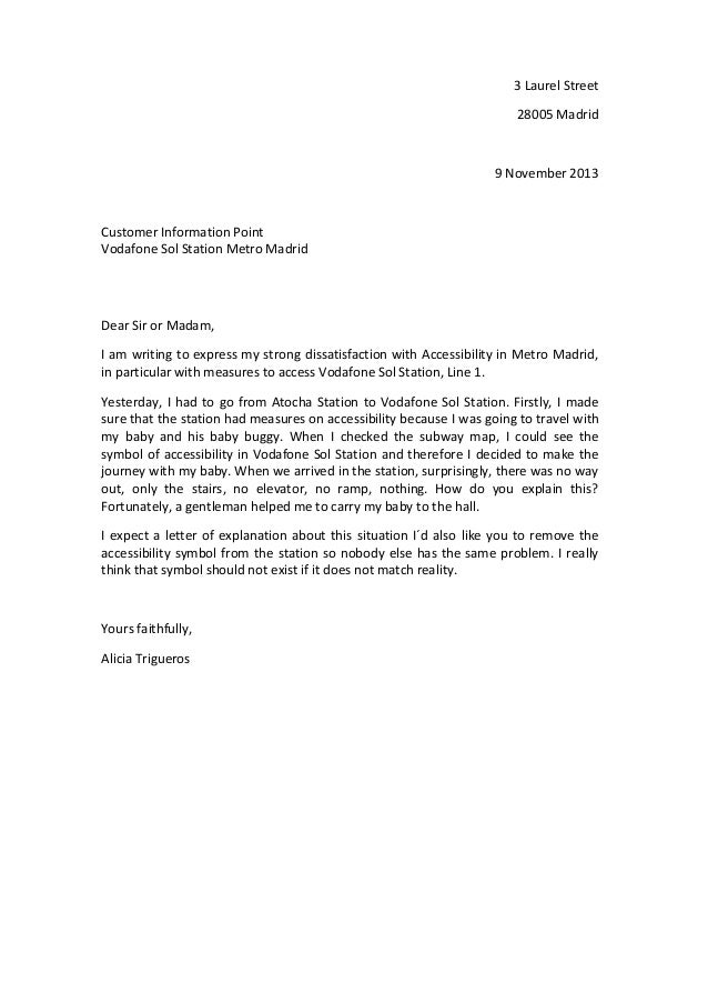 letters minor adjustment 5 complaint Letters of letters minor adjustment 5 complaint Letters of