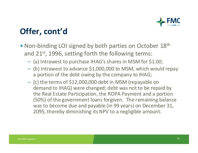 Letters of Intent Tips and Traps for mercial Lawyers Letters of Intent Tips and Traps for mercial Lawyers