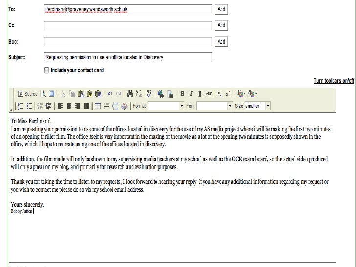 request letter for asking permission
