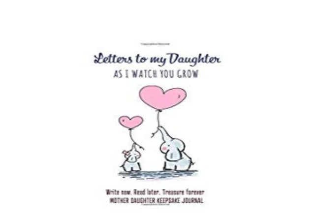 letters to my daughter keepsake